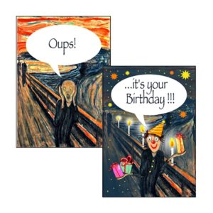 PL192 Happy birthday 'the scream'