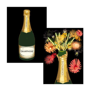 PL57  Champagne & Fireworks - out of stock