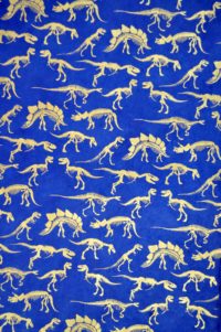 Dinosaur - gold on royal blue OUT OF STOCK