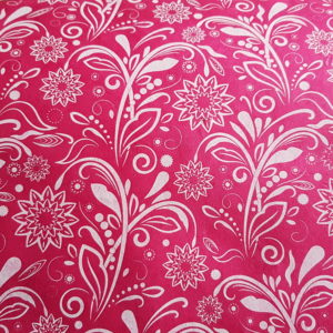 Himali Flower - white on magenta