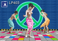 LP403 Peace Sign Dancers