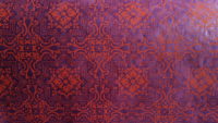 Mandala - red on dark orchid  OUT OF STOCK