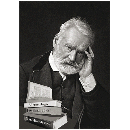 PL226 Victor Hugo with party hat