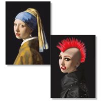 PL290-Girl-with-pearl-earring-as-punk