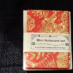 Flower - gold on red