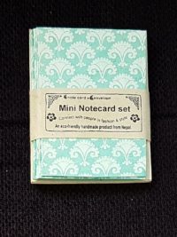 Henna - white on mint green