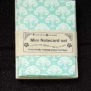 Henna - white on mint green