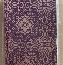 Mandala Notebook - copper on deep purple