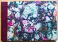 Hardback Marble Pulp notebook in green/purple mix OUT OF STOCK