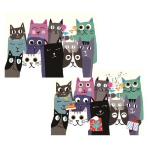 PL236 Birthday Cats