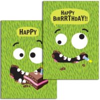 PL258 Happy Birthday Monster
