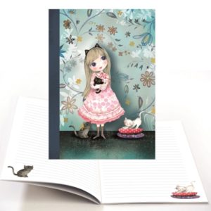 CMD82 Girl with cats