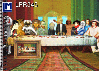 LPR345 The last supper with 'the scream'