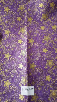 Flower - gold on purple