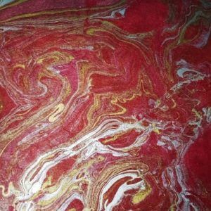 NEW Marble - gold & silver on raspberry  OUT OF STOCK